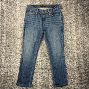 Levi's 524 Too Superlow Jeans Women's W30 L24.5 Blue Denim Straight Leg Low Rise
